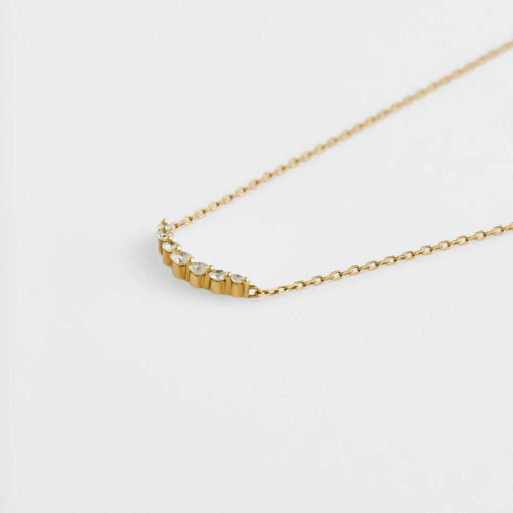 K18 Diamond Necklace(0.1ct) - Image 5