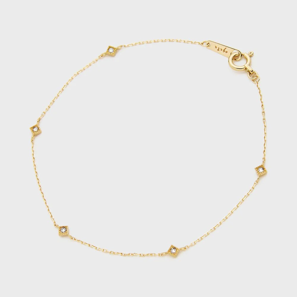 K18 Diamond Bracelet(0.04ct)