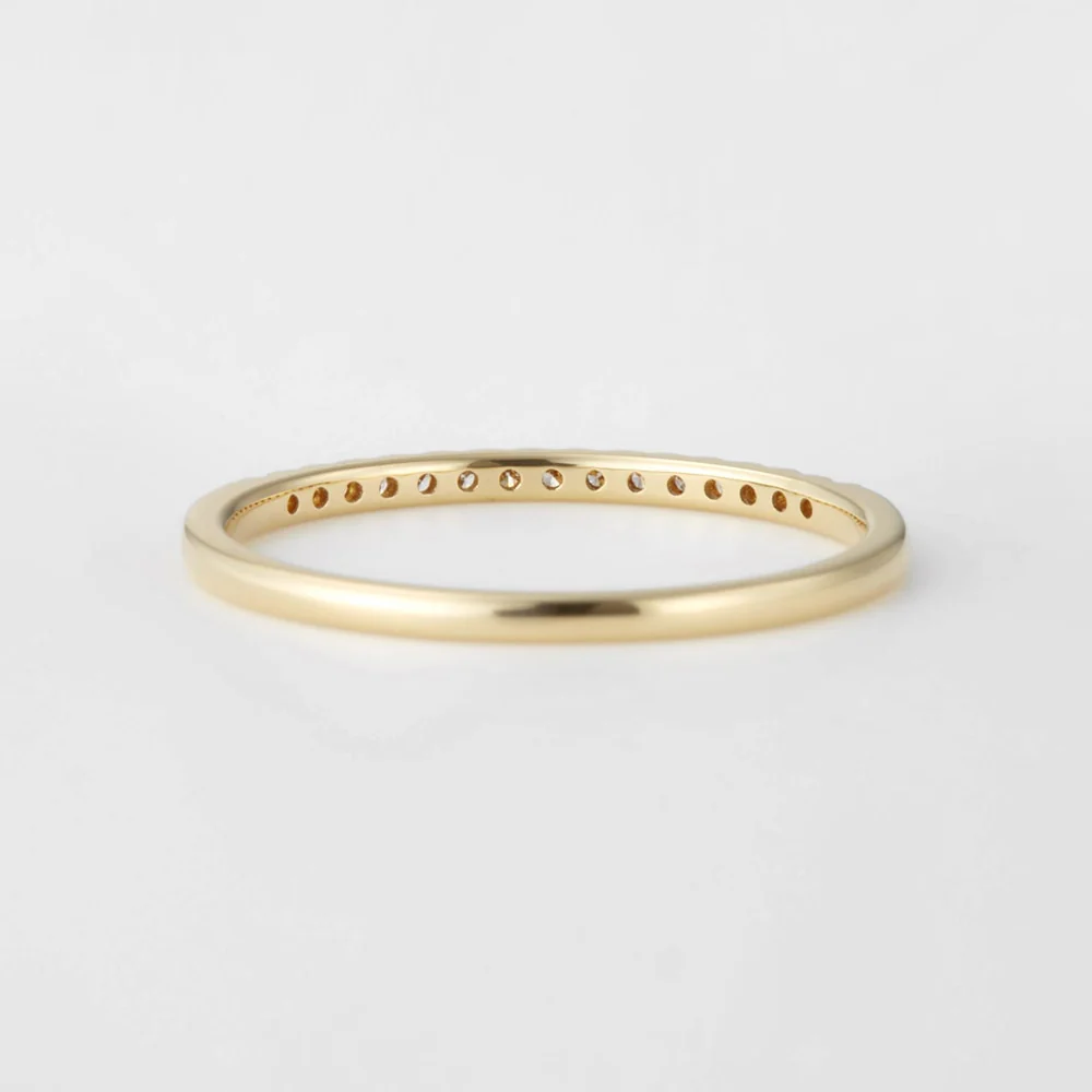 K18 Half Eternity Ring(0.09ct) - Image 3