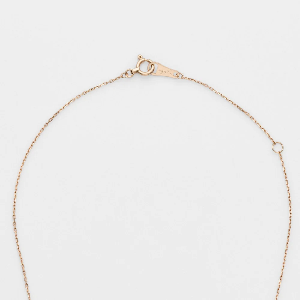 K10 Diamond Necklace (Pink Gold)(0.05ct) - Image 4