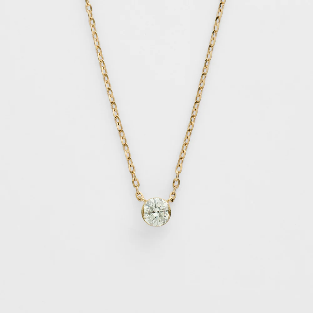 K18 Diamond Necklace (0.1Ct)