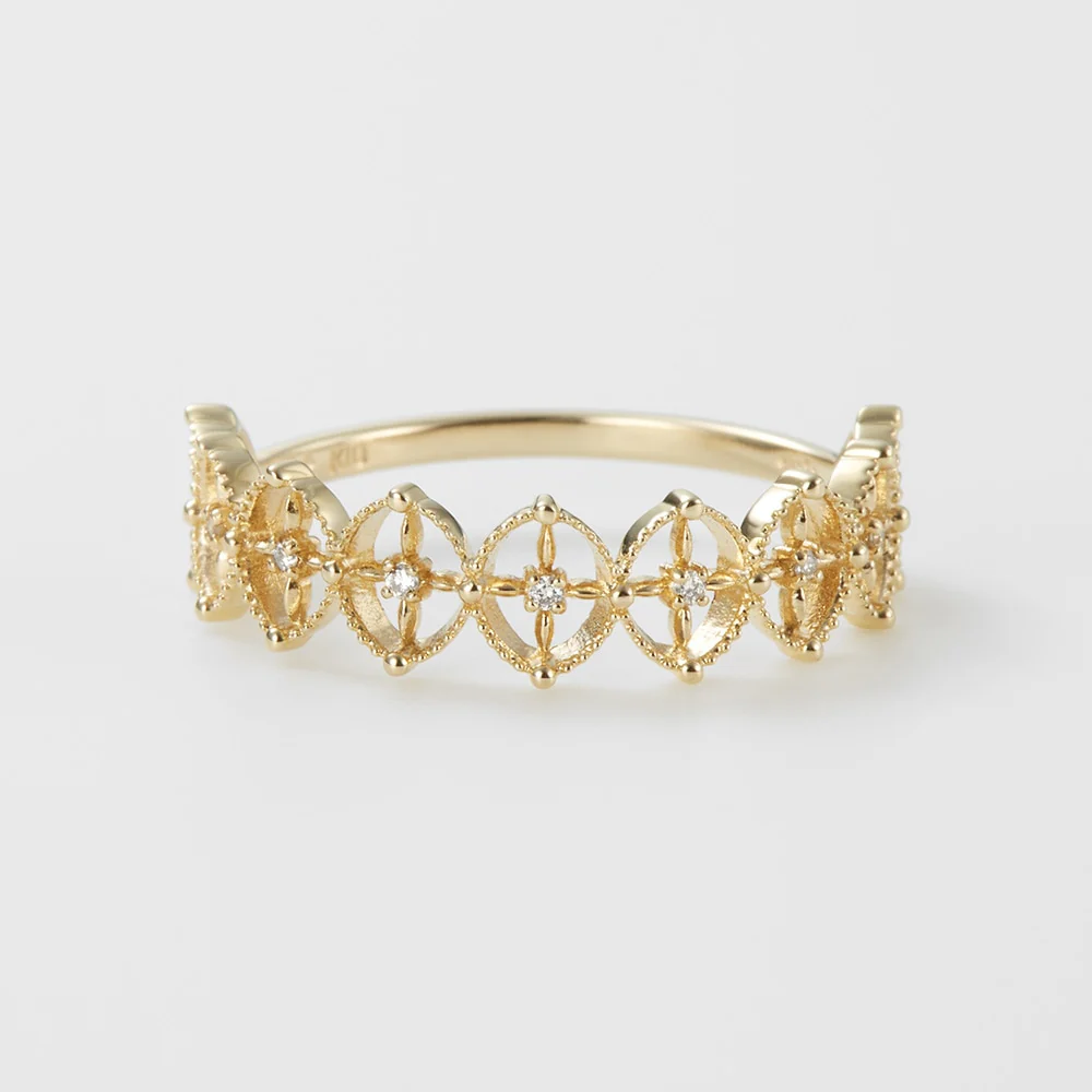 K10 Diamond Ring (0.02ct)