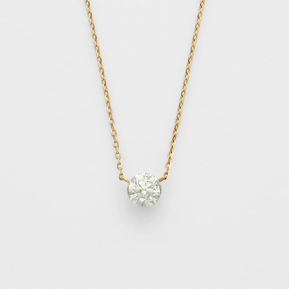 K18 Diamond Necklace (0.3Ct)