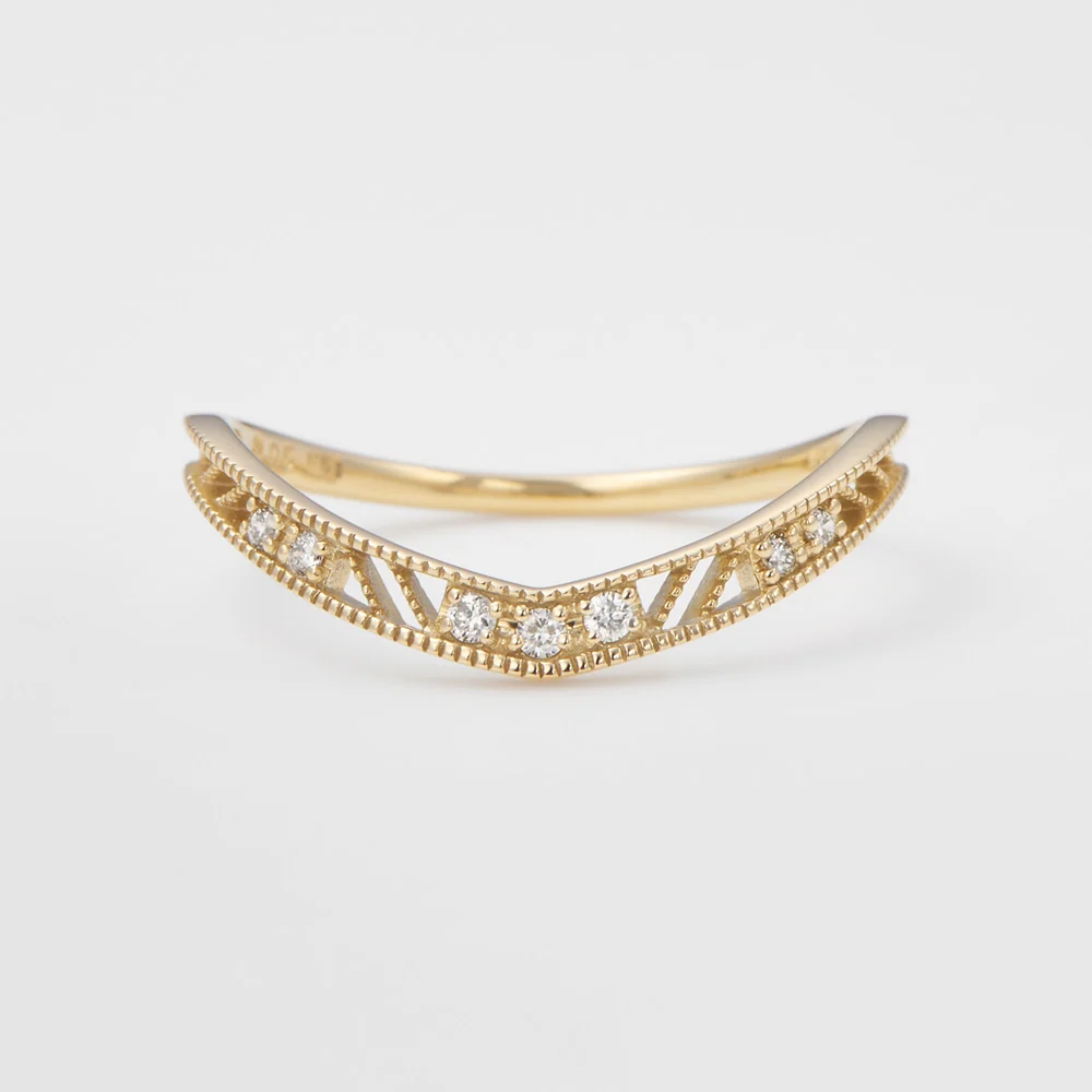 K10 Diamond Ring