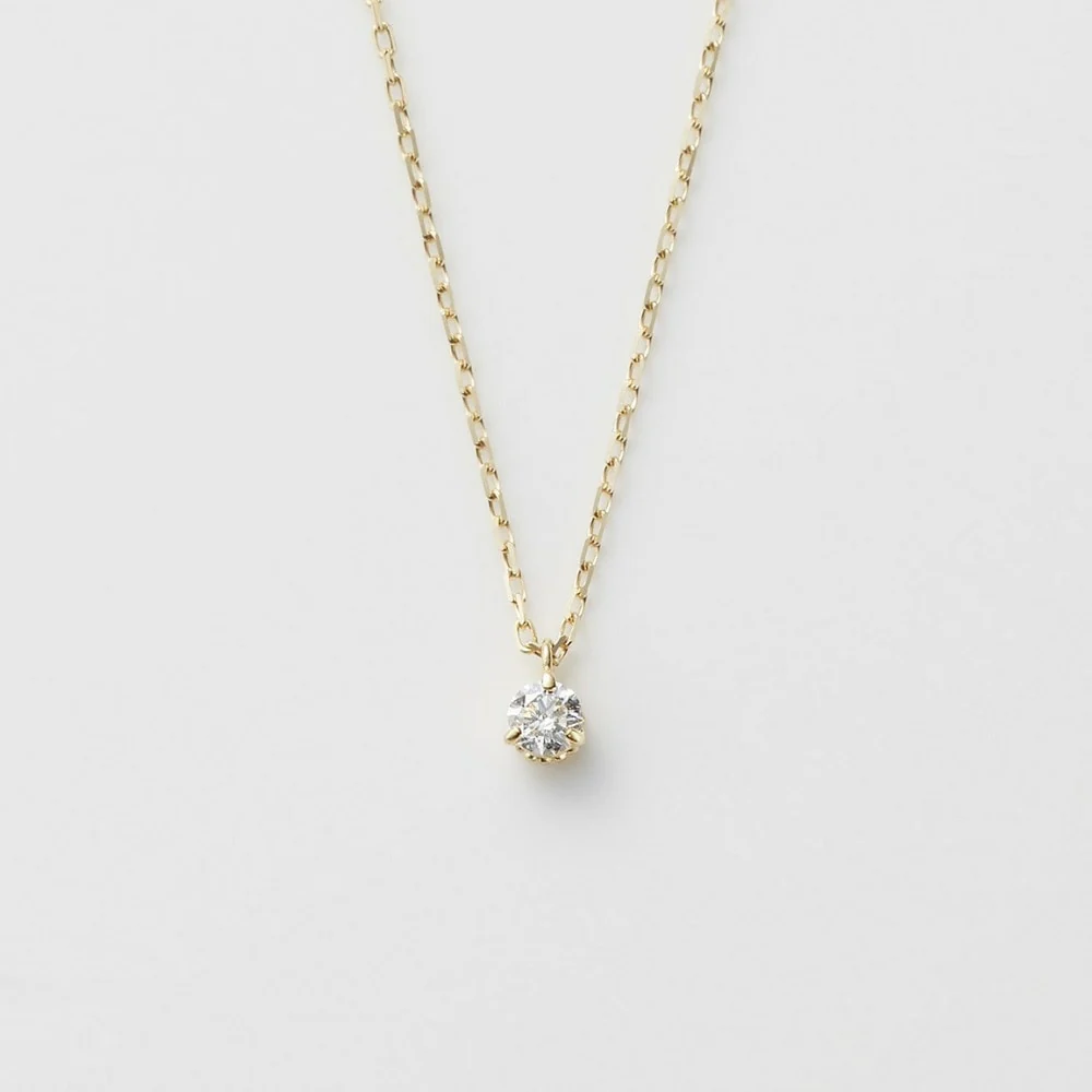 K18 Diamond Necklace (0.05Ct)