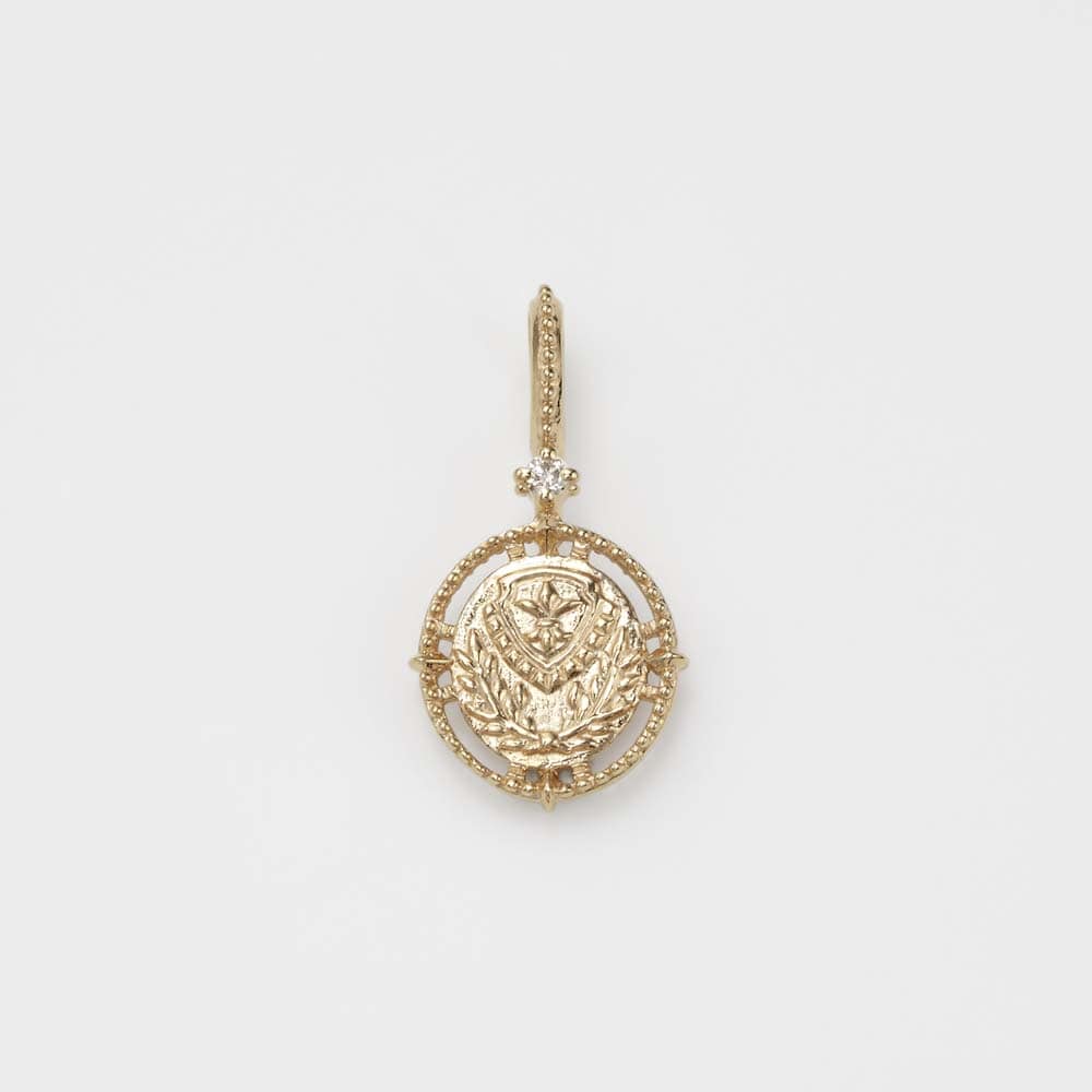 K10 Coin Motif Charm