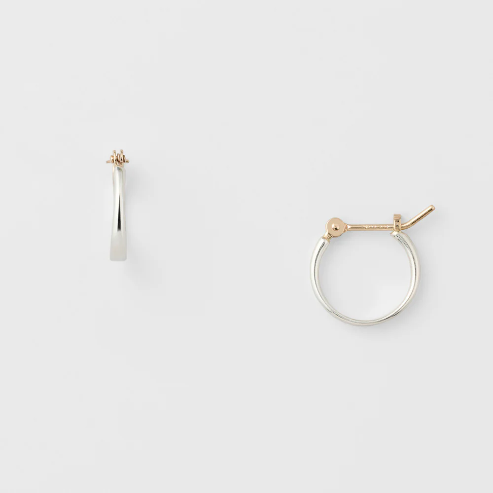 Silver Hoop Earrings