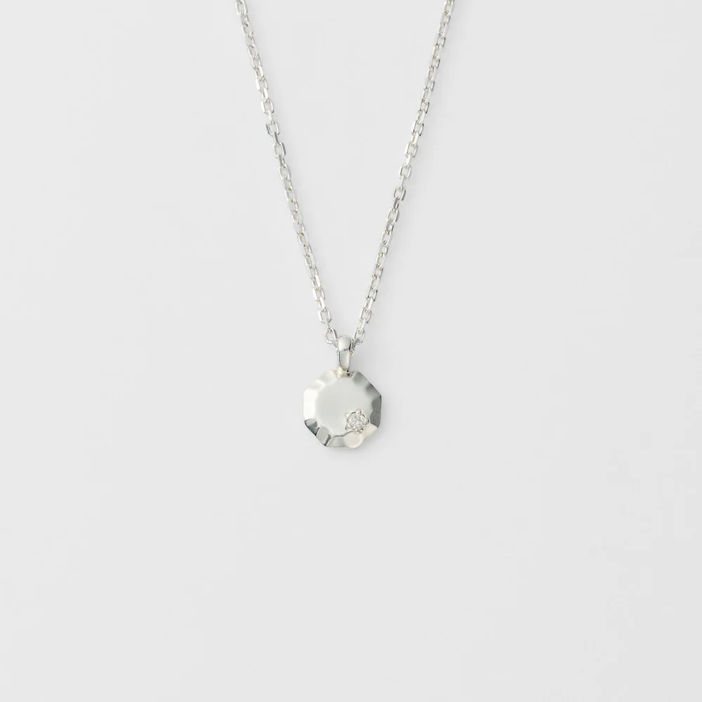 Silver Diamond Necklace