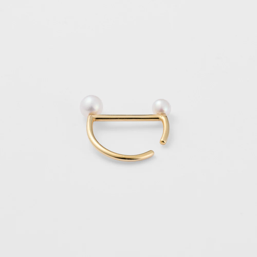 Gold Pearl Ear Cuff (Single) - Image 4