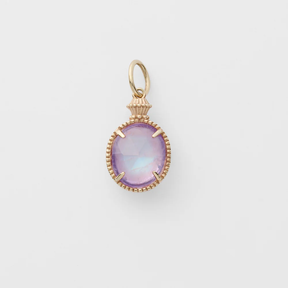 K5 Amethyst/Labradorite Charm