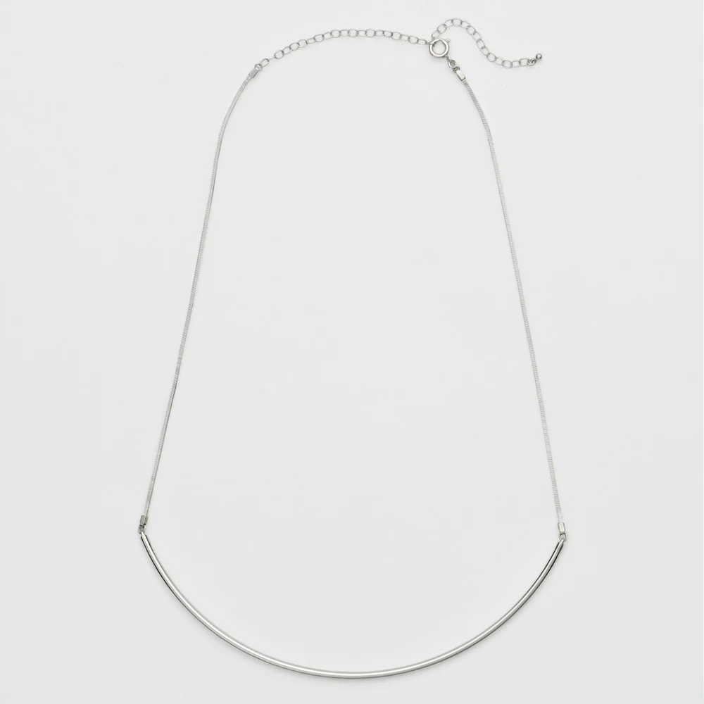 Silver Choker Necklace