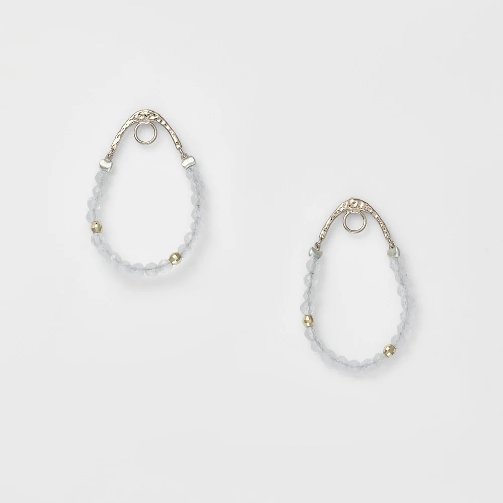 Gold Feldspar Earring Charms