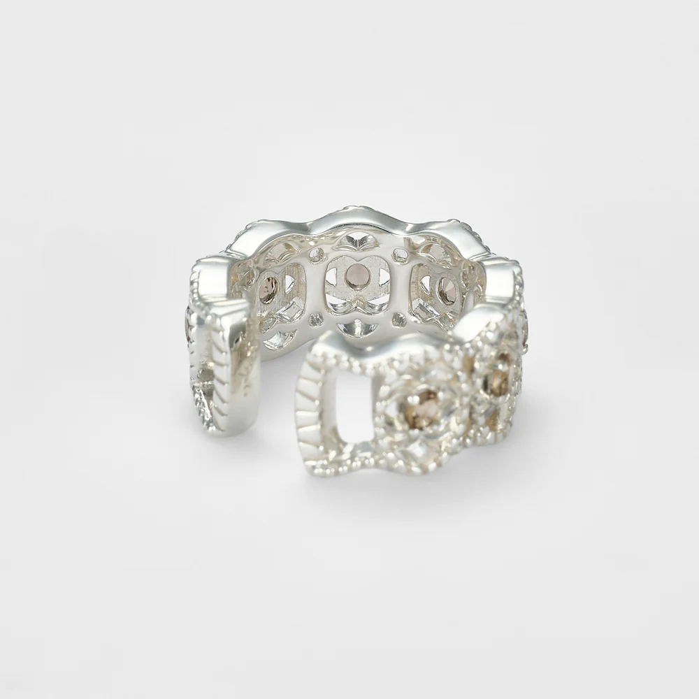 Silver Quartz Ear Cuff (Single) - Image 3