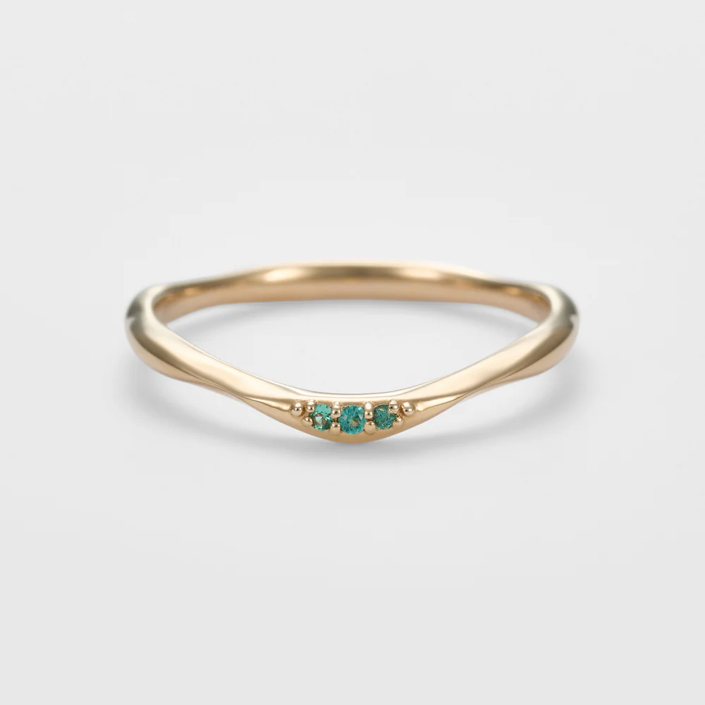 Gold Emerald Ring
