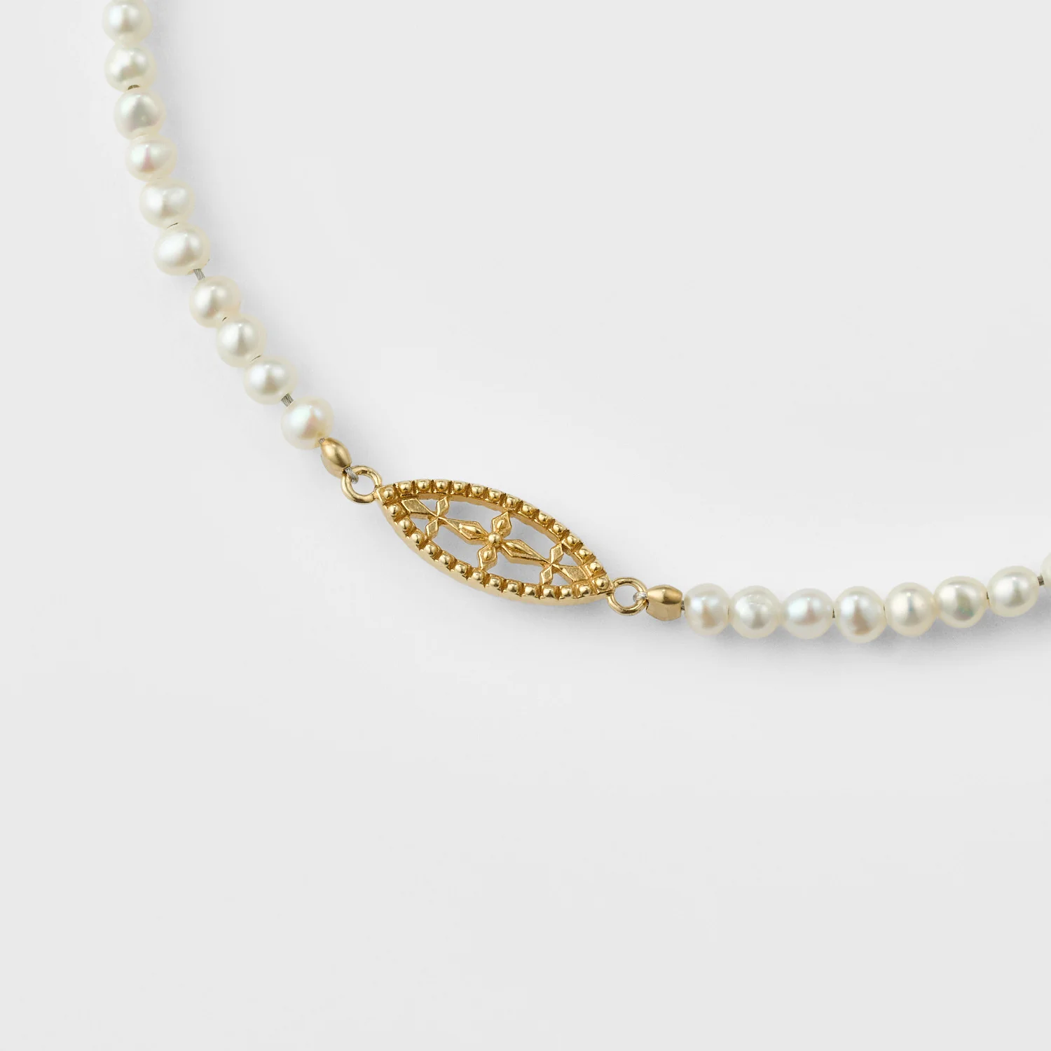 Gold Freshwater Pearl/Spinel Bracelet - Image 2