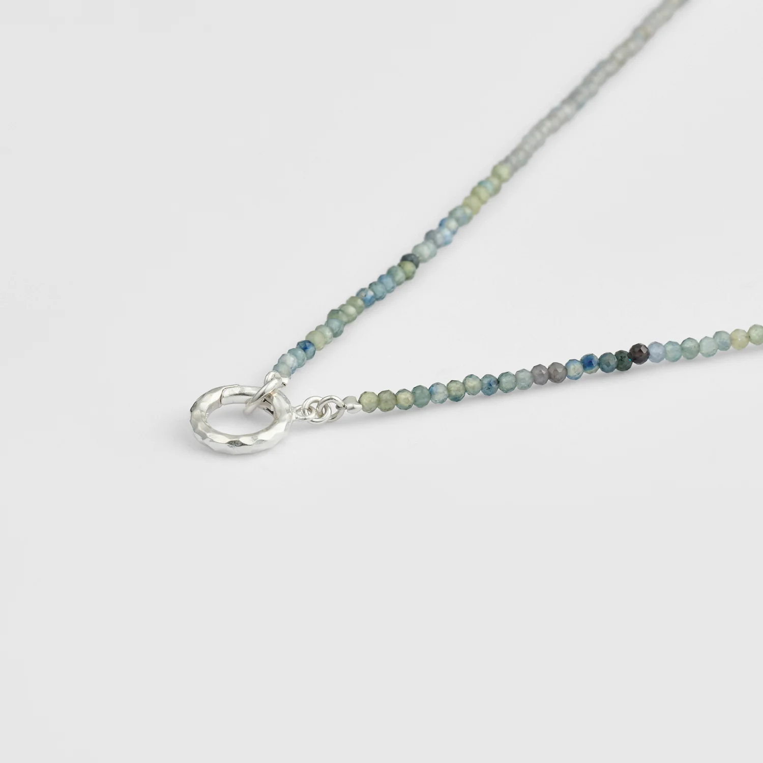 Silver Multi-Stone Necklace - Image 3