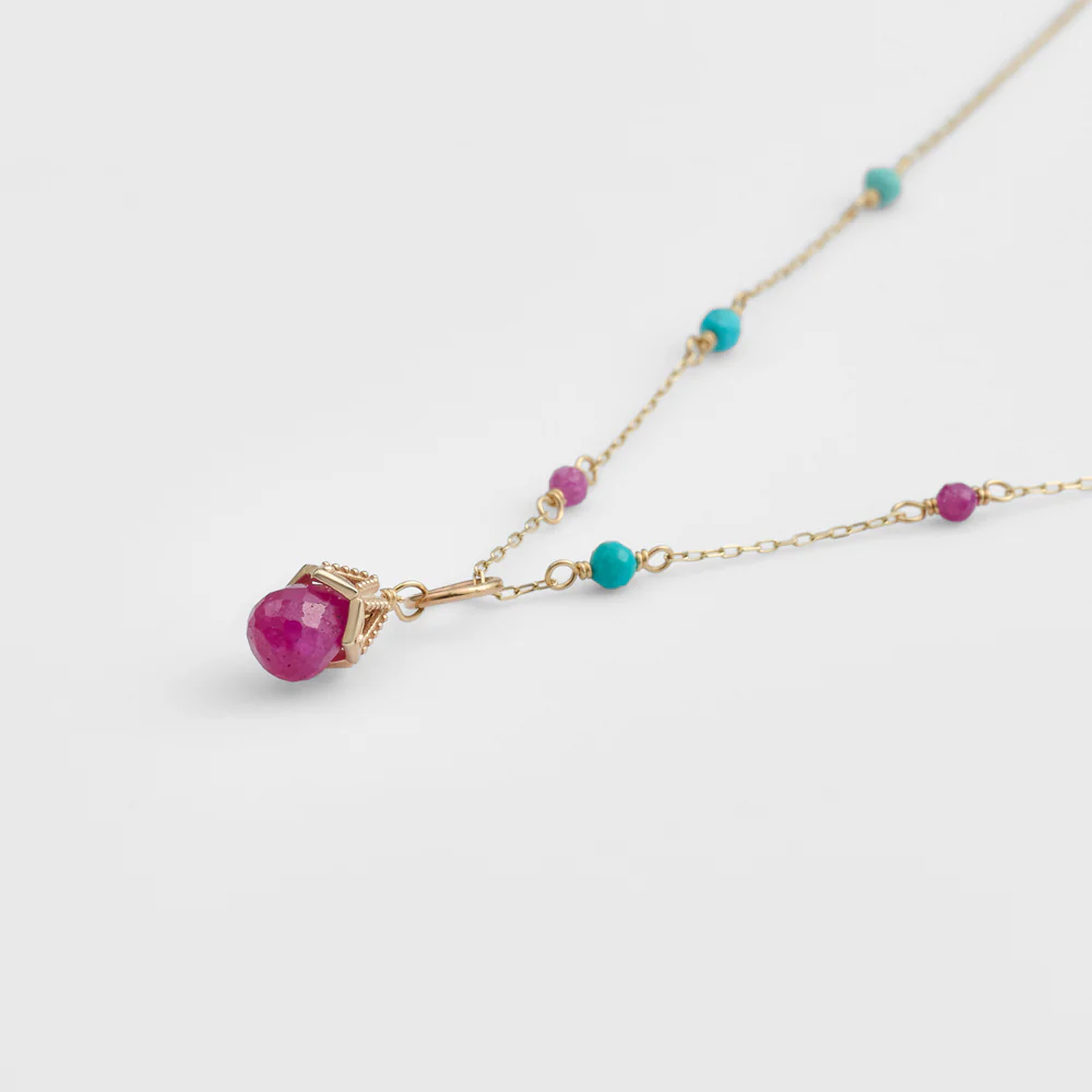 K5/K10 Multi-Stone Necklace(2way) - Image 4