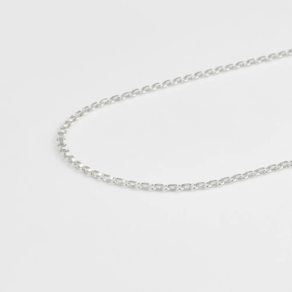 Silver Necklace Chain (45cm) - Image 3