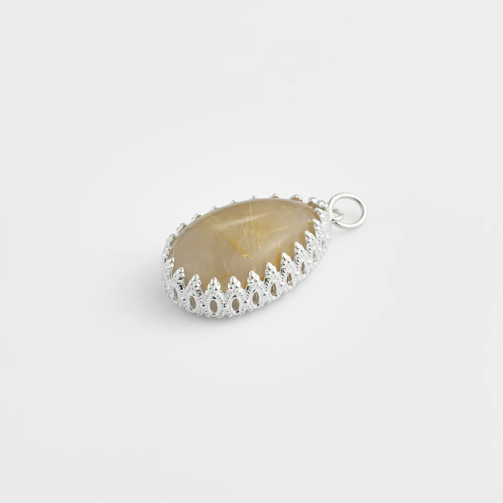 Silver Quartz Charm - Image 4