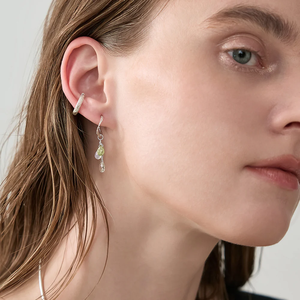 Silver Labradorite/Peridot Earring Charm - Image 3