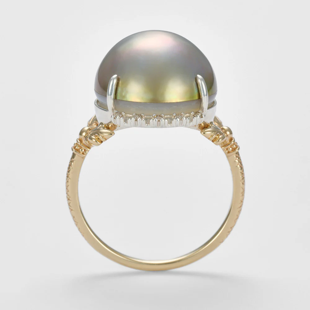 K10/Silver Pearl Ring ~agete 36th Anniversary~ - Image 4