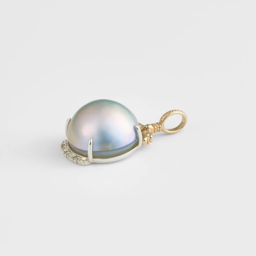 K10/Silver Pearl Charm ~agete 36th Anniversary~ - Image 3