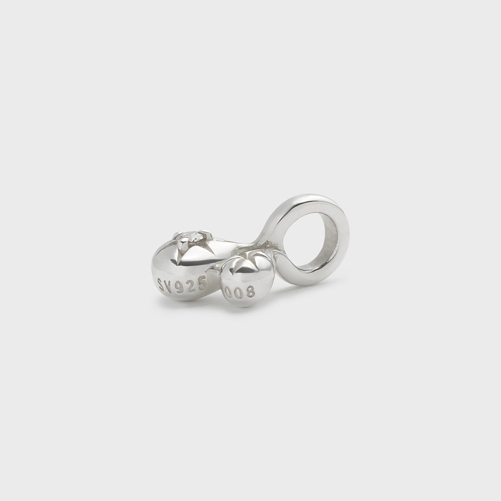 Silver Diamond Charm (0.008ct) - Image 3