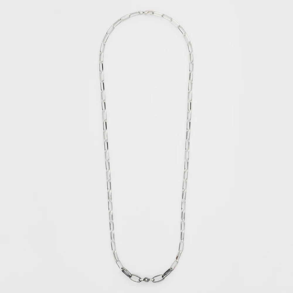 Silver Diamond Necklace