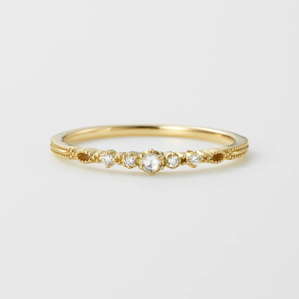 K18 Diamond Ring